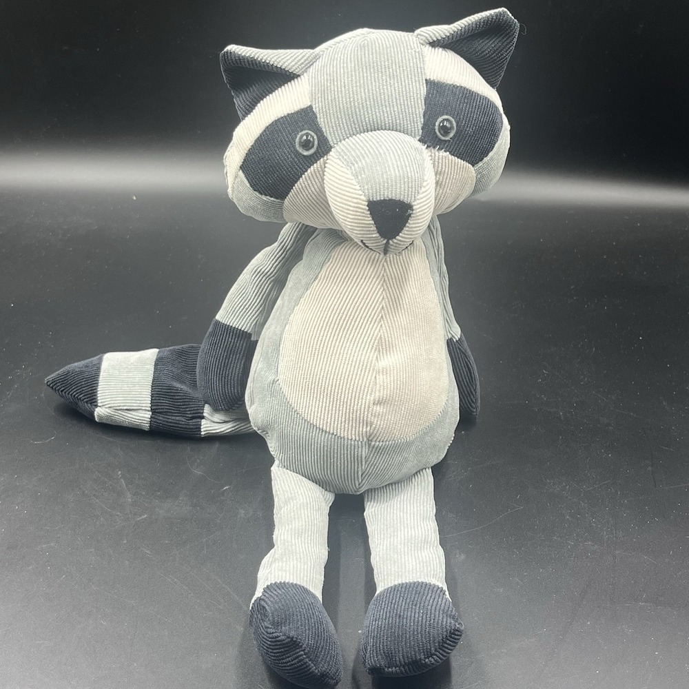 Manhattan Toy Racoon plush Folksy Foresters Corduroy Stuffed Animal‎